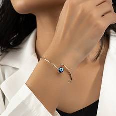 Smycken Shein Eye Decor Cuff Bangle