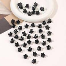 Hair Clips on sale Shein 50pcs Mini Women Random Flower Shape Hair Claw
