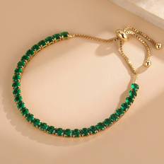 Smycken Shein Rhinestone Decor Bracelet
