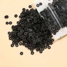 Black DIY Shein pack pcs mm Soft Ceramic Beads For Diy Jewelry Making Necklace Bracelet Accessories