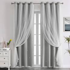 Gardiner & Tillbehör Shein 1pc Star Pattern Curtain,Star Stripe