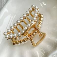 Faux Pearl Hair Claw