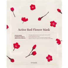 Niacinamide Facial Masks Hyggee Active Red Flower Mask