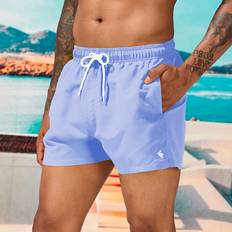 Shein Swimming Trunks Shein Manfinity Men Drawstring Waist Swim Trunks - Casual