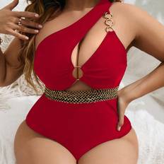 Swimsuits on sale Shein Summer Beach Plus Ring Swimsuit