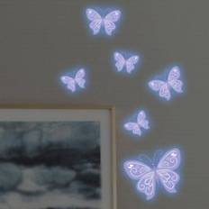 Shein Glow In The Dark Butterfly Wall Sticker 6pcs
