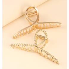 Multicolour Hair Clips Shein 2pcs Solid Hair Claw For Girls