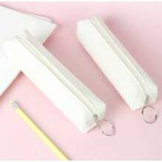 Shein Solid Color Textured Stationery Bag 1pc