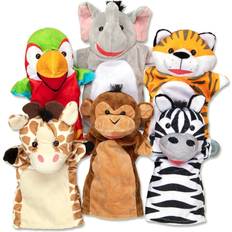 Elefante Bambole e Case delle Bambole Melissa & Doug Safari Buddies Hand Puppets