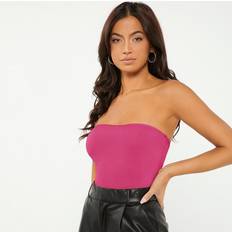 Shein Solid Tube Top - Hot Pink