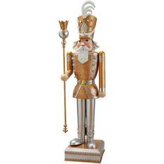 Three Kings In-Lit Giant Nutcracker Traditional White/Gold