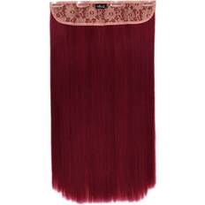 Hair extensions Lullabellz Thick Straight Clip In Hair Extensions 18 inch Burgundy