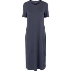 Blåa - T-shirtklänningar Pieces Onika Midi Dress - Ombre Blue