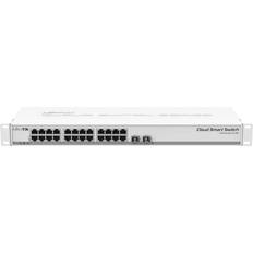 Mikrotik 10 Gigabit Ethernet (10 Gbit/s) Switcher Mikrotik Cloud Smart Switch 326-24G-2S+RM