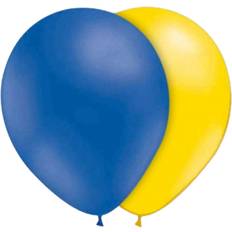 Ballongkungen Latex Balloons Blue/Yellow 25-pack