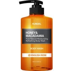 Hygienartiklar Kundal Honey & Macadamia Pure Body Wash English Rose 500ml