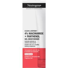 Neutrogena clear & defend Neutrogena Clear & Defend 4% Niacinamide & Panthenol Gel Moisturiser Acne-Prone Skin