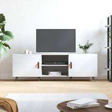 vidaXL white Cabinet Unit Sideboard Engineered TV Bench