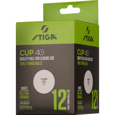 STIGA Sports Ball Cup 40+ White 12-Pack