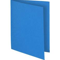 Office Supplies Exacompta Forever Collection Flash Square Cut Folders 240 x 320mm in Size Dark Blue 100 Pack
