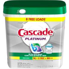 Bathroom Cleaners Cascade Platinum ActionPacs Detergent, Fresh Scent 88 ct.