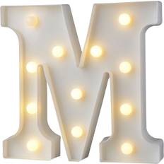 Lastenhuone Party King Letter M with LED Lighting