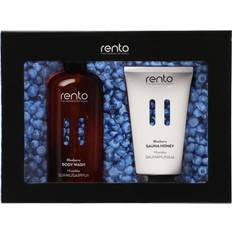 Blåa Bastutillbehör Rento Gift Set Body Wash & Sauna Honey Blueberry