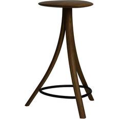 Ro Collection Clover Smoked Oak Seating Stool 55cm