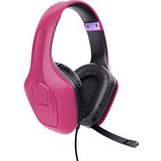 Rosa - Sì Cuffie Trust GXT 415P Zirox Cuffie da Leggere Rosa