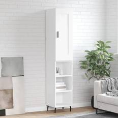 MDF Sideboards vidaXL Highboard Weiß 34.5 x 34 x 180 cm Sideboard