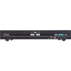 KVM-switchar Aten 2-Port USB 4K DVI Secure KVM Switch with Card Read