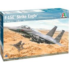 Italeri IT2803 2803 F-15E Strike Eagle, Maßstab 1:48, Plastic Model Kit, Modell aus Kunststoff zum Selbstaufbau, Modellbau