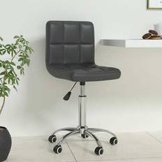 VidaXL Office Chairs vidaXL Swivel White Faux Leather Office Chair