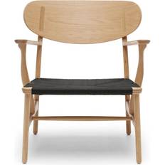 Carl Hansen & Søn CH22 Black Loungestol 72.5cm