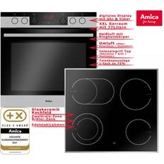 Horno de convección/ventilador Cocinas de Cerámica Amica EB-Herdset EHCX 934 600 E EHCX934600E Blanco