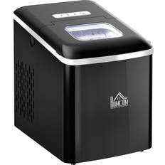 Homcom Eiswürfelmaschine 12kg/24h 2l eiswürfelbereiter mit led-display kunststoff