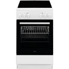 Horno de convección/ventilador Cocinas de Cerámica AEG CCB54080BW, Herdset Weiß