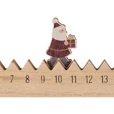 Ib Laursen Adventskalender gehender holz 92142-00 Weihnachtsschmuck