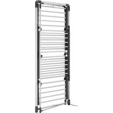Black & Decker 3 Tier Heated Airer With Cover And Wheels Grey