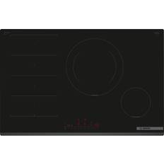 Bosch Plaques de cuisson encastrables Bosch PXE831HC1E 80cm 4 Feux 7400w Noir