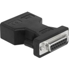 Controllerkarten DeLock D-Sub 15 Pin Adapter 2x RJ45
