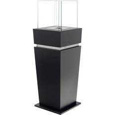 Brændeovne & Pejse Cach Fires Gulv biopejs med glas Sort Sort