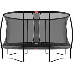 Trampoline BERG Trampolin Grand Champion Regular 520 Grey inkl. Sicherheitsnetz Deluxe XL