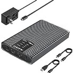 Maiwo externakabinett för hårddiskkloning M.2 NVMe SSD USB3.2 20Gbps