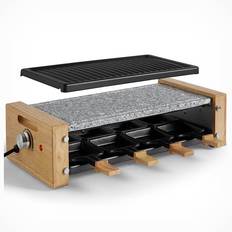 8 Person Raclette Grill Stone