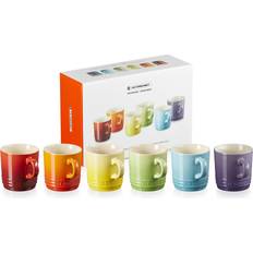 Le Creuset Rainbow Cappuccino Mugg 20 Kopp 6st