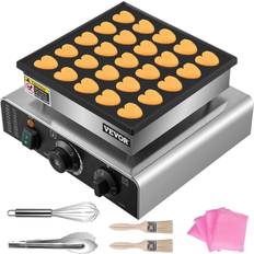 Piastre per Crepes VEVOR Mini Dutch Pancake Maker 25 pcs 850W 110V