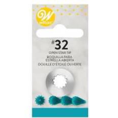 Icing Bags & Nozzles Wilton Open Star Decorating Tip #032 Grey Nozzle