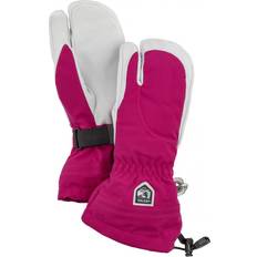 Polyamid Hansker Hestra Women's Heli 3-Finger Gloves - Fuchsia/Offwhite