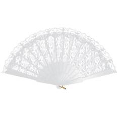 Fans Henbrandt 25cm white hand lace fan
